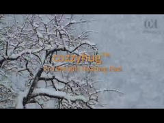 Pads de aquecimento de enrolamento de volta com função de iões negativos e infravermelhos